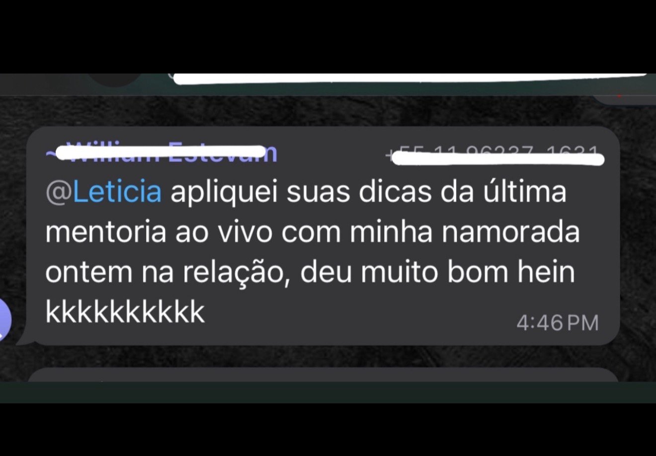 Depoimento: William, mentoria