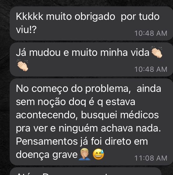 Depoimento: mudou de vida