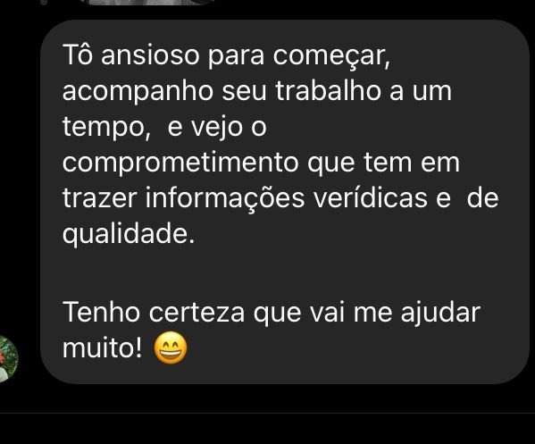 Depoimento: sem vontade
