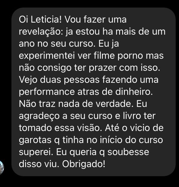Depoimento: 1 ano